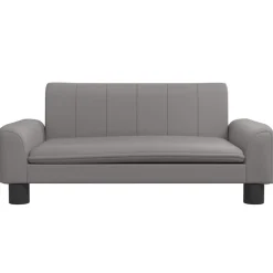Huisdierbenodigdheden*vidaXL Hondenmand 70x45x30 cm kunstleer Grijs