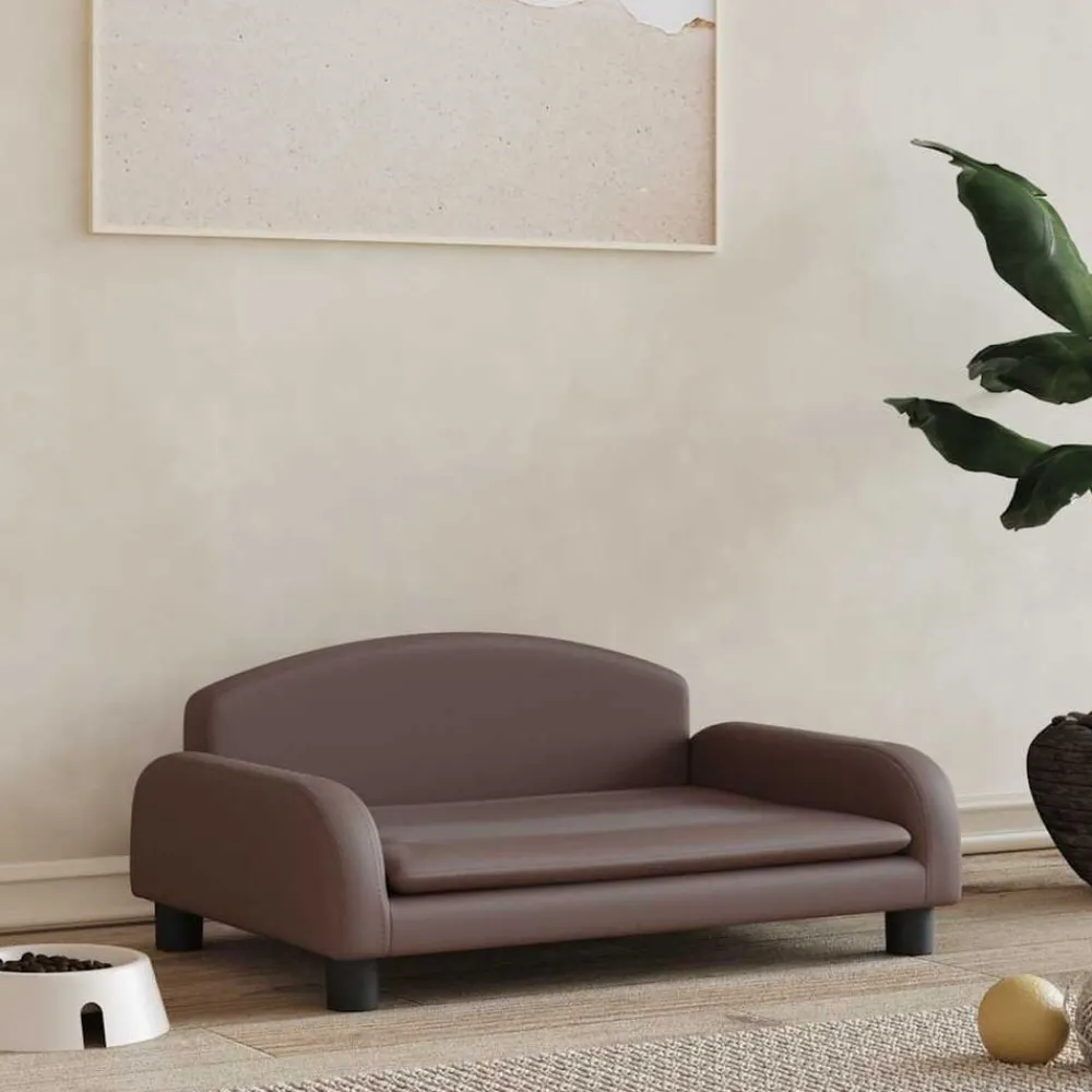 Hondenmand 70x45x30 cm kunstleer>vidaXL Online