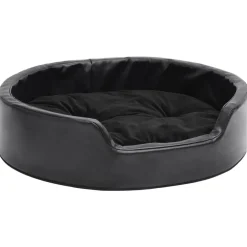 Hondenmand 69x59x19 cm pluche en kunstleer>vidaXL Best