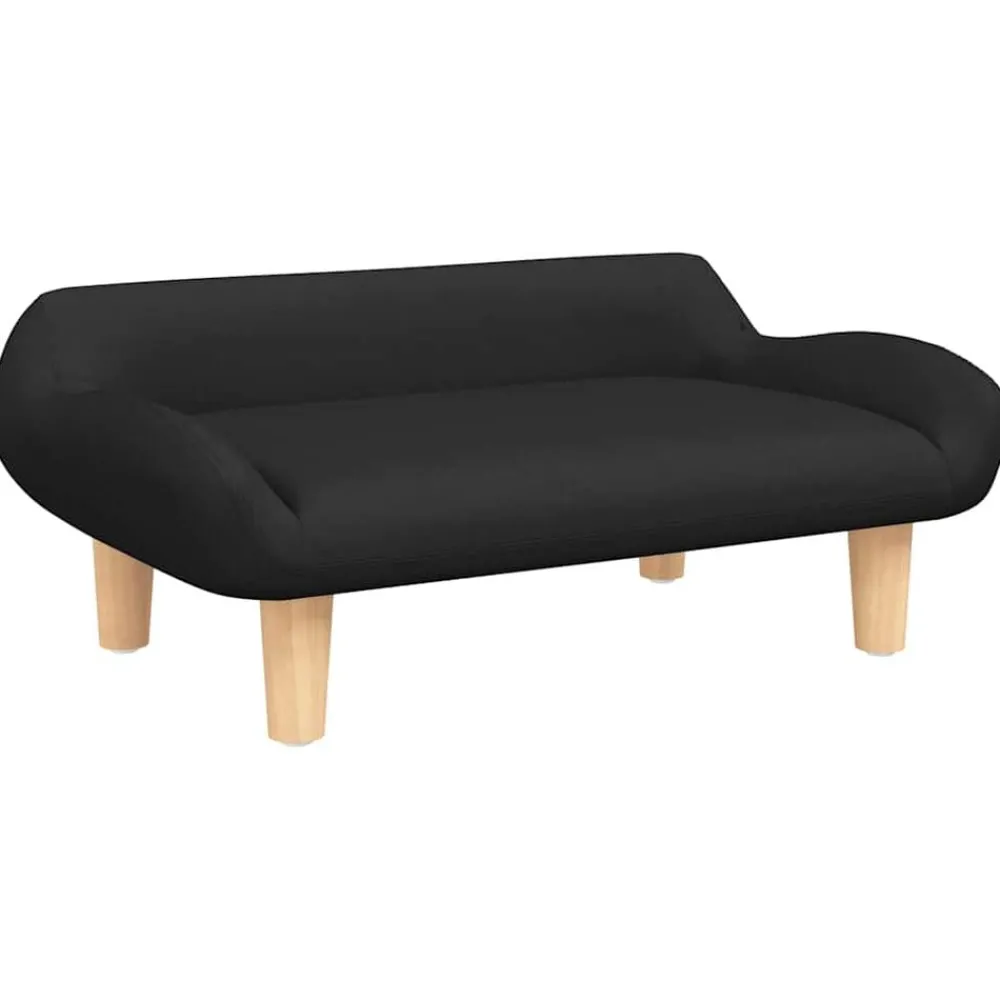 Huisdierbenodigdheden*vidaXL Hondenmand 70x40x24 cm stof Zwart