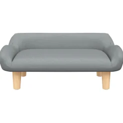 Huisdierbenodigdheden*vidaXL Hondenmand 70x40x24 cm stof Lichtgrijs