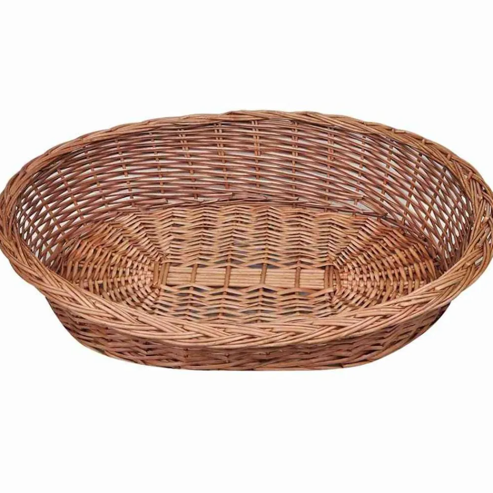 Huisdierbenodigdheden*vidaXL Hondenmand/huisdierenbed 90 cm natuurlijk wilgen