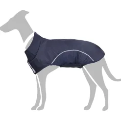 Huisdierbenodigdheden*vidaXL Hondenregenjas met reflecterende strips polyester blauw XXS Marineblauw