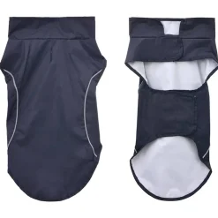 Huisdierbenodigdheden*vidaXL Hondenregenjas met reflecterende strips polyester blauw XXS Marineblauw