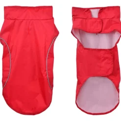 Hondenregenjas met reflecterende strips polyester XXS><noscript><img width=