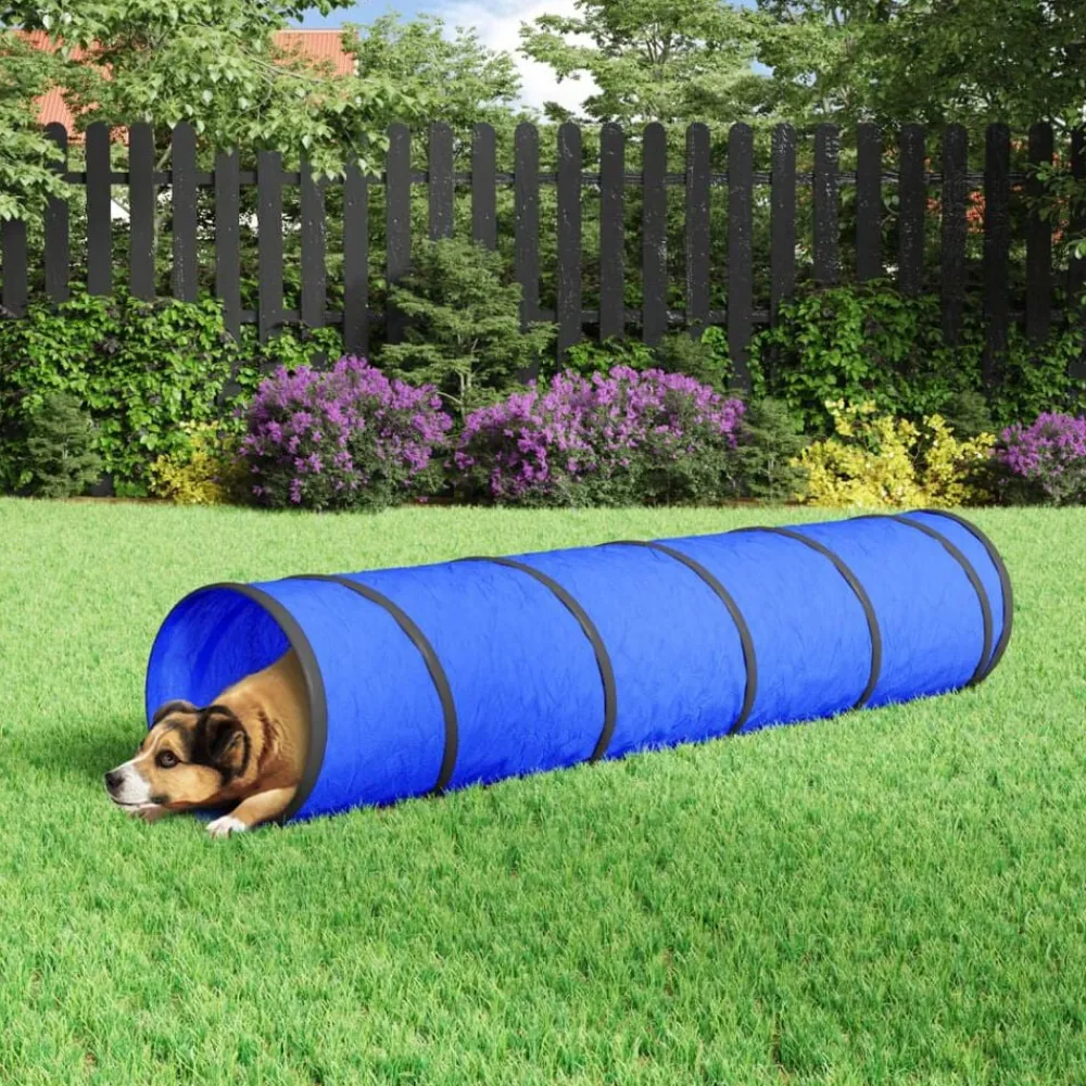 Hondentunnel Ø 40 x 200 cm polyester blauw>vidaXL Sale