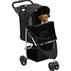 Huisdierbenodigdheden*vidaXL Hondenwagen inklapbaar 80x46x98 cm oxford stof Zwart