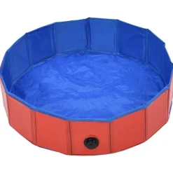 Huisdierbenodigdheden*vidaXL Hondenzwembad inklapbaar 80x20 cm PVC Rood