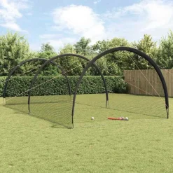 Sport & Spel*vidaXL Honkbal & Softbal Zwart 702 x 369,5 x 243,5 cm Polyester