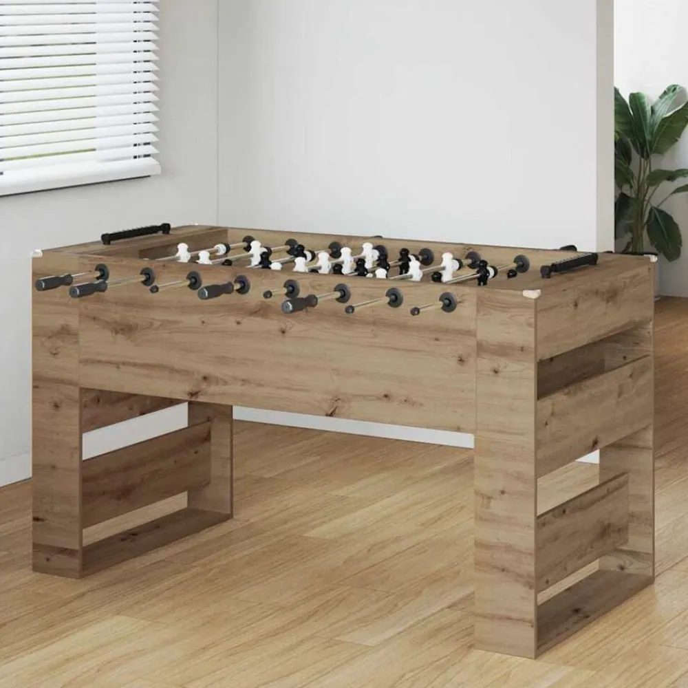 Honkbaltafel Artisan Eik 146,5 x 74 x 85 cm Bewerkt hout>vidaXL New