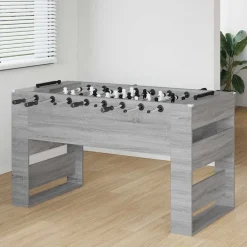 Honkbaltafel Grijze Sonoma 146,5 x 74 x 85 cm Bewerkt hout>vidaXL Online