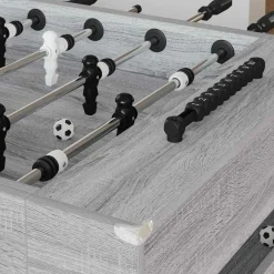 Honkbaltafel Grijze Sonoma 146,5 x 74 x 85 cm Bewerkt hout><noscript><img width=
