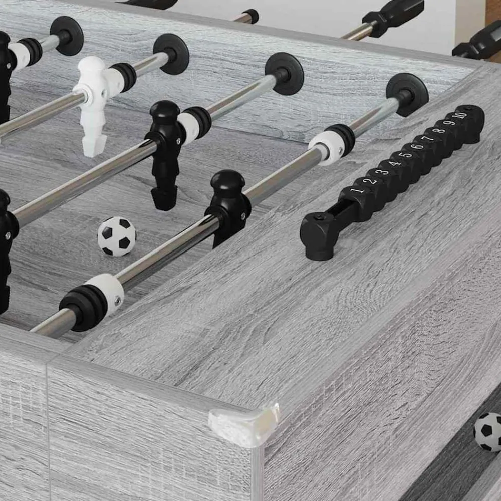 Honkbaltafel Grijze Sonoma 146,5 x 74 x 85 cm Bewerkt hout>vidaXL Online