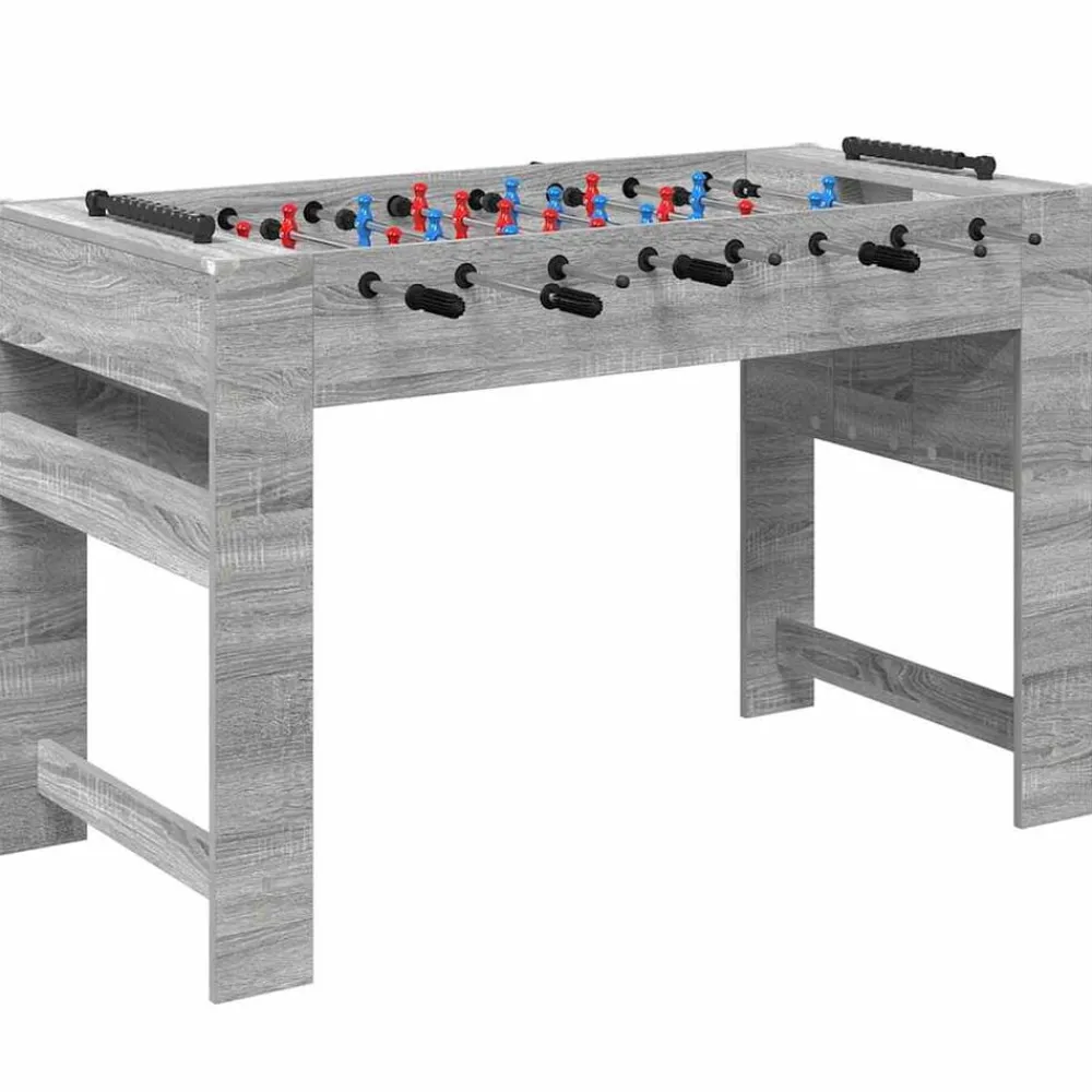 Binnenspelletjes*vidaXL Honkbaltafel Grijze Sonoma 125 x 60,5 x 80 cm Bewerkt hout Grijs sonoma
