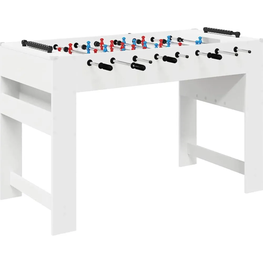 Binnenspelletjes*vidaXL Honkbaltafel 125 x 60,5 x 80 cm Bewerkt hout Wit