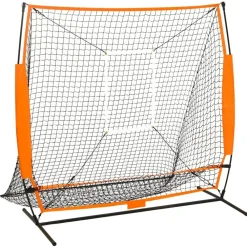 Sport & Spel*vidaXL Honkbaltrainingsnet 174x76x158,5 cm zwart