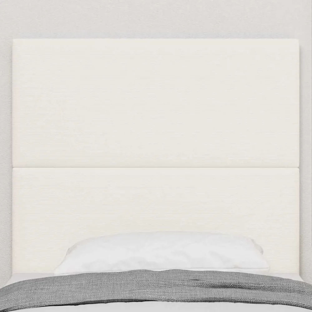 Hoofdbord Crème 80 cm Katoen Stof>vidaXL Discount