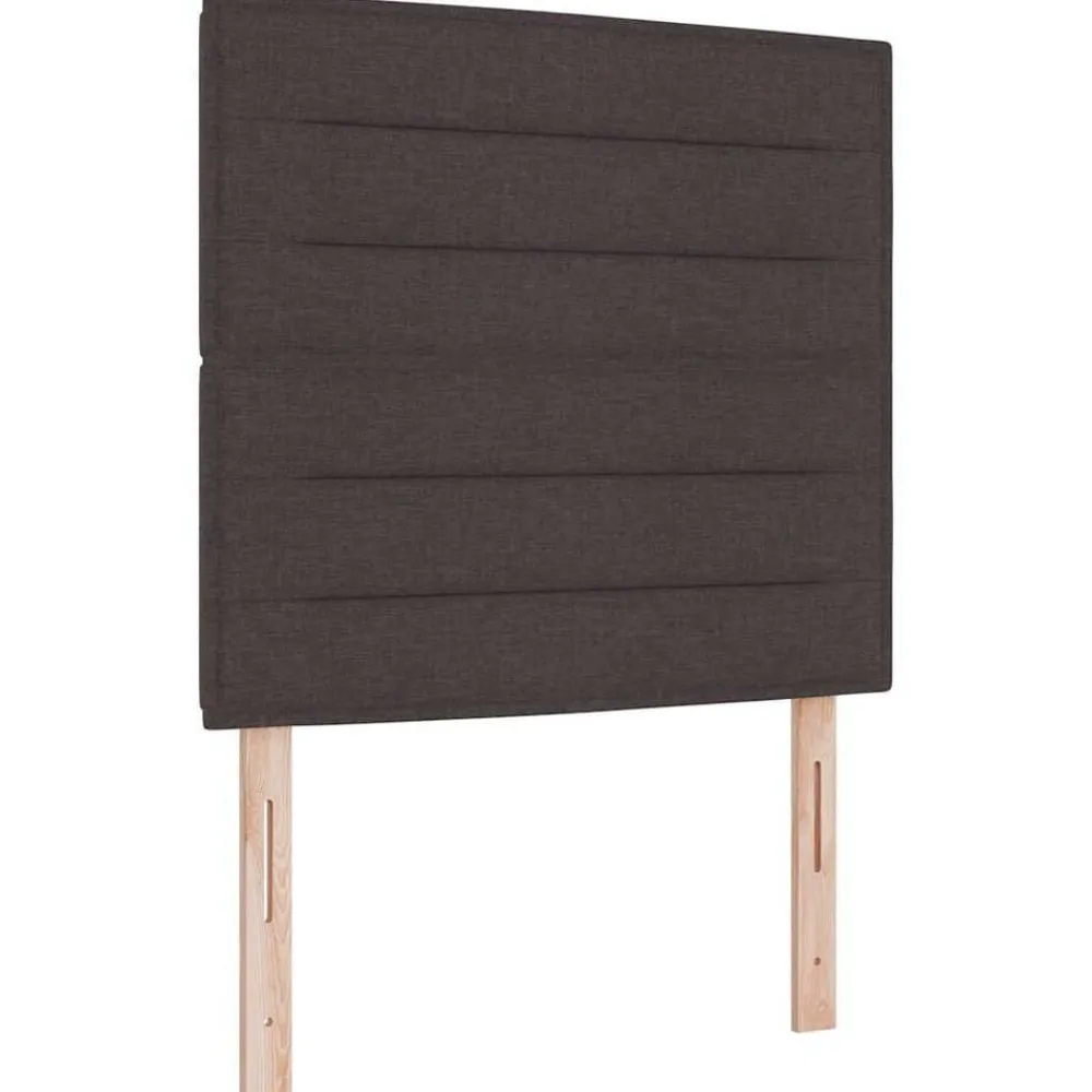 Bedden & Accessoires*vidaXL Hoofdbord 80 cm Stof Donkerbruin