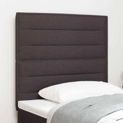 Bedden & Accessoires*vidaXL Hoofdbord 80 cm Stof Donkerbruin