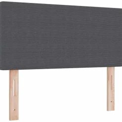 Bedden & Accessoires*vidaXL Hoofdbord 80 cm Katoen Stof Donkergrijs