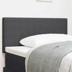 Bedden & Accessoires*vidaXL Hoofdbord 80 cm Katoen Stof Donkergrijs