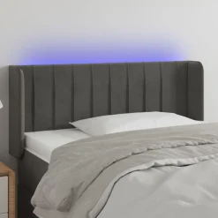Hoofdbord LED 83x16x78/88 cm fluweel>vidaXL Discount