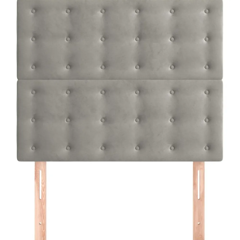 Hoofdbord 80x5x118/128 cm fluweel>vidaXL New