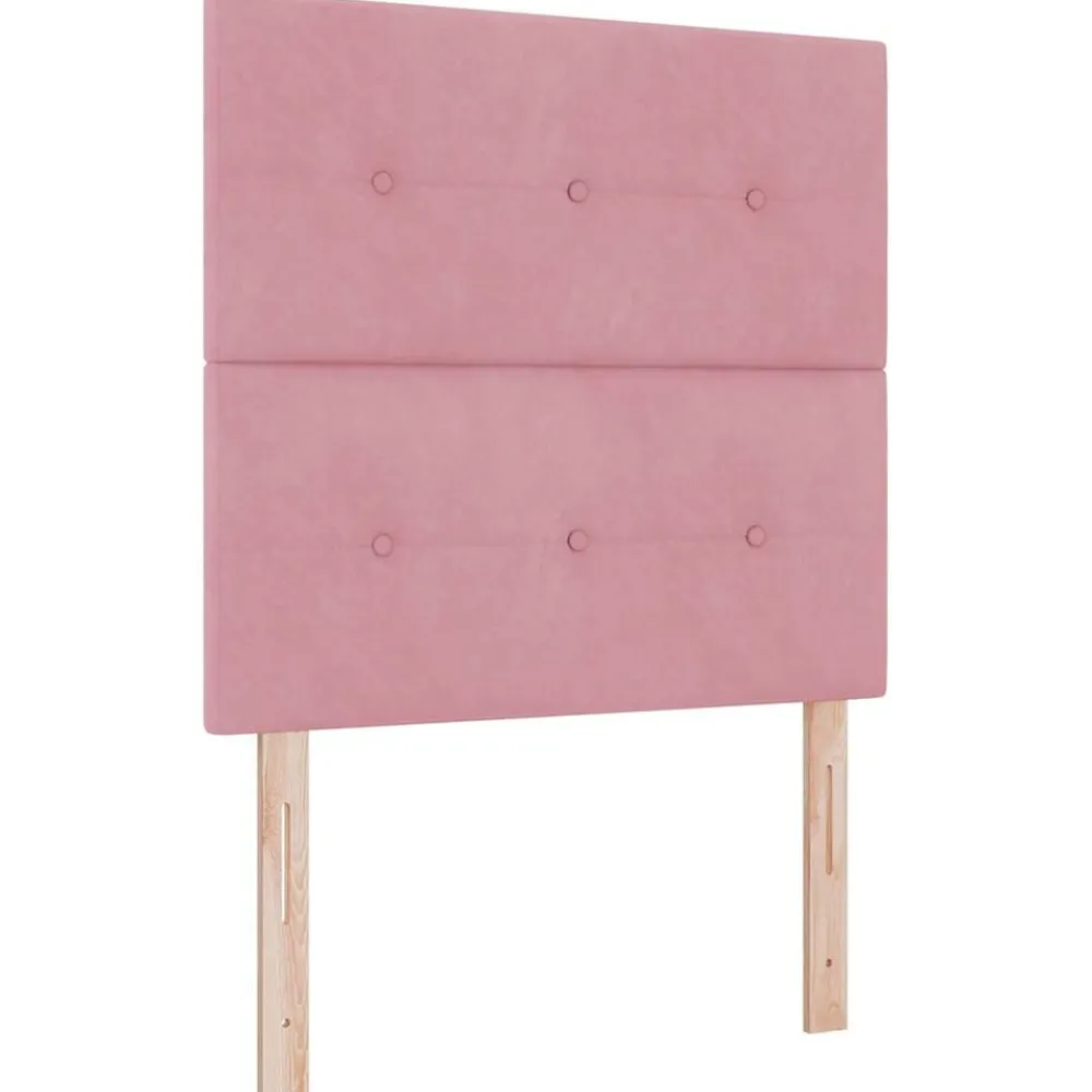 Bedden & Accessoires*vidaXL Hoofdbord 80 cm Fluweel Roze