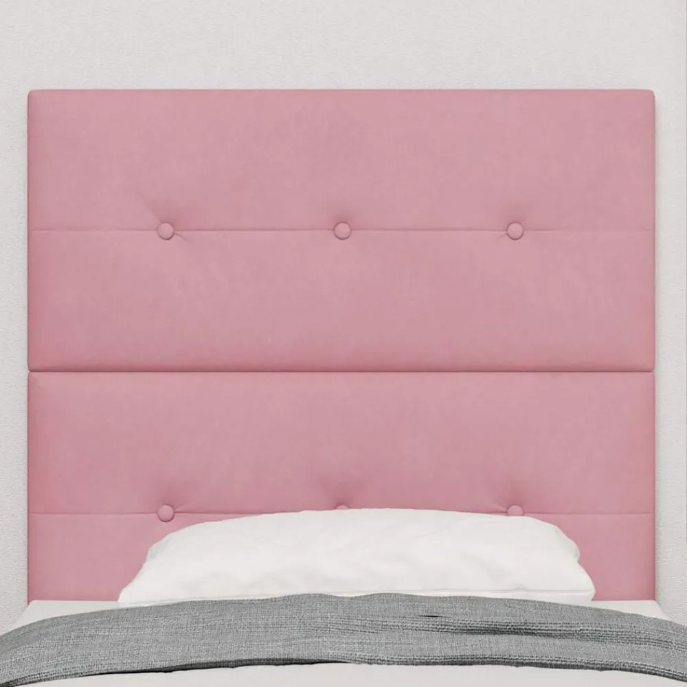 Bedden & Accessoires*vidaXL Hoofdbord 80 cm Fluweel Roze
