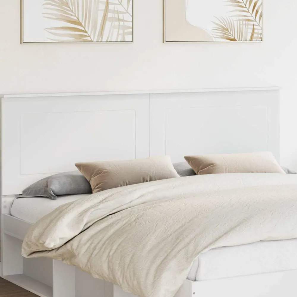 Bedden & Accessoires*vidaXL Hoofdbord 100 cm Geconstrueerd hout Wit