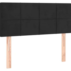 Bedden & Accessoires*vidaXL Hoofdbord 80x5x78/88 cm fluweel Zwart