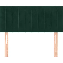 Bedden & Accessoires*vidaXL Hoofdbord 80x5x78/88 cm fluweel Donkergroen