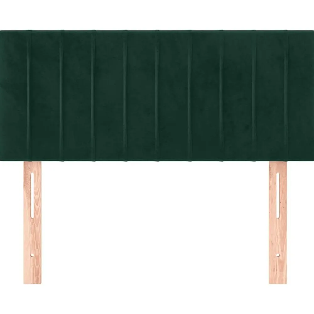 Bedden & Accessoires*vidaXL Hoofdbord 80x5x78/88 cm fluweel Donkergroen