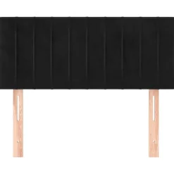 Bedden & Accessoires*vidaXL Hoofdbord 80x5x78/88 cm fluweel Zwart