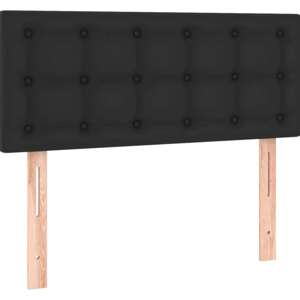 Bedden & Accessoires*vidaXL Hoofdbord 80x5x78/88 cm kunstleer Zwart