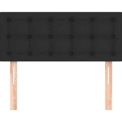 Bedden & Accessoires*vidaXL Hoofdbord 80x5x78/88 cm kunstleer Zwart