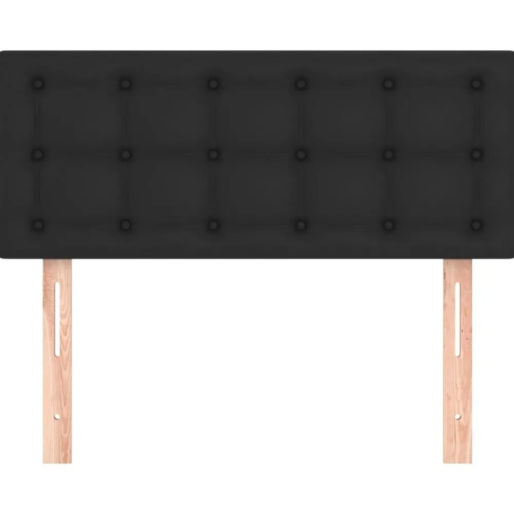 Bedden & Accessoires*vidaXL Hoofdbord 80x5x78/88 cm kunstleer Zwart