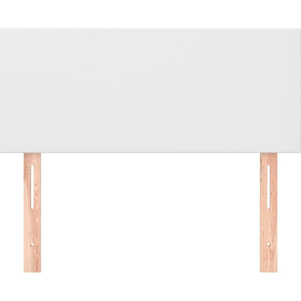 Bedden & Accessoires*vidaXL Hoofdbord 80x5x78/88 cm kunstleer Wit