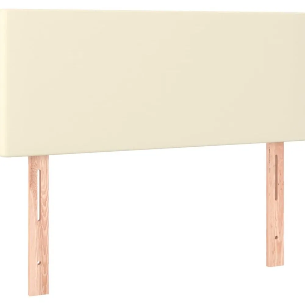 Hoofdbord 80x5x78/88 cm kunstleer crèmekleurig>vidaXL Online