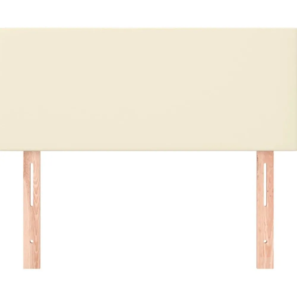 Hoofdbord 80x5x78/88 cm kunstleer crèmekleurig>vidaXL Online