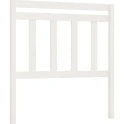 Bedden & Accessoires*vidaXL Hoofdbord 96x4x100 cm massief grenenhout Wit
