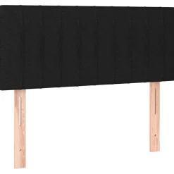 Bedden & Accessoires*vidaXL Hoofdbord 80x5x78/88 cm stof Zwart