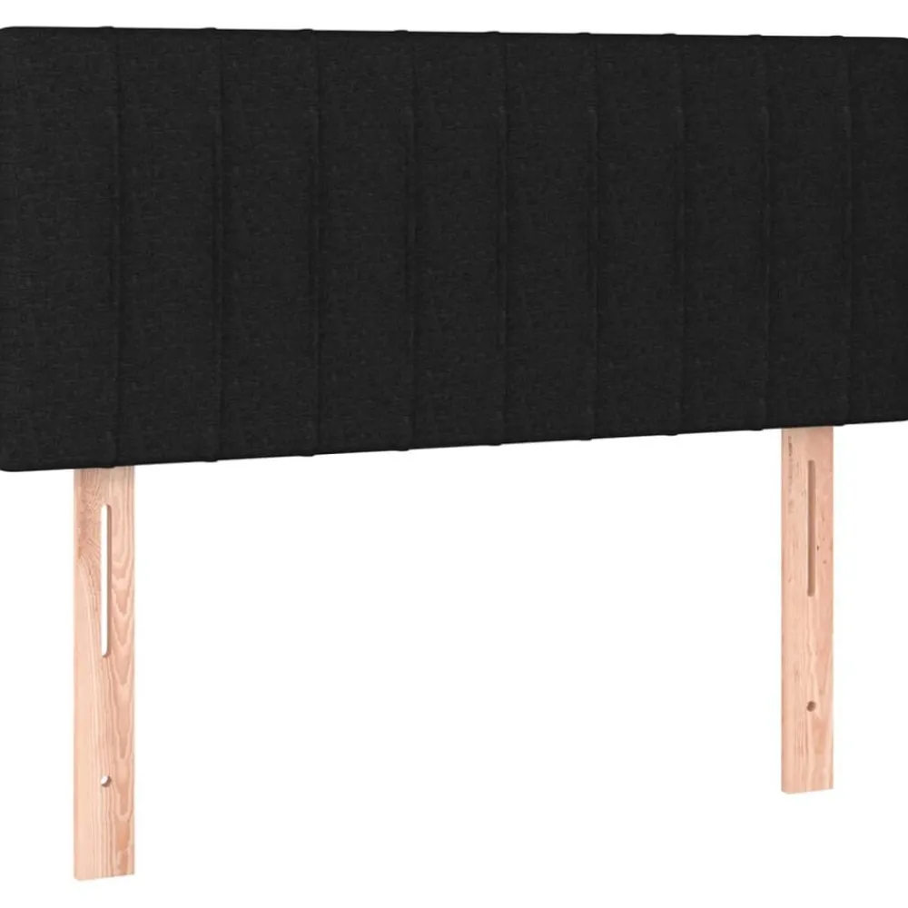 Bedden & Accessoires*vidaXL Hoofdbord 80x5x78/88 cm stof Zwart