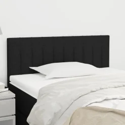 Bedden & Accessoires*vidaXL Hoofdbord 80x5x78/88 cm stof Zwart