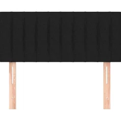 Bedden & Accessoires*vidaXL Hoofdbord 80x5x78/88 cm stof Zwart