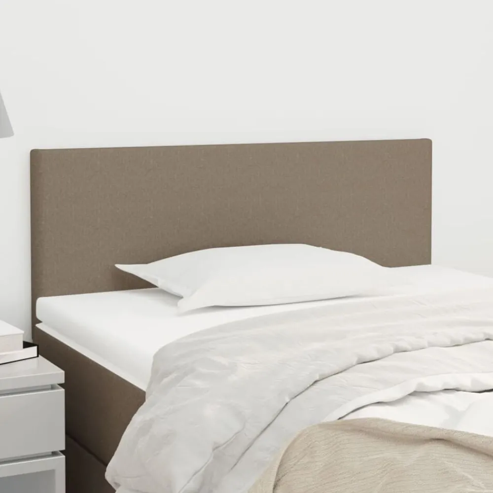 Bedden & Accessoires*vidaXL Hoofdbord 80x5x78/88 cm stof Taupe