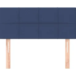 Bedden & Accessoires*vidaXL Hoofdbord 80x5x78/88 cm stof Blauw