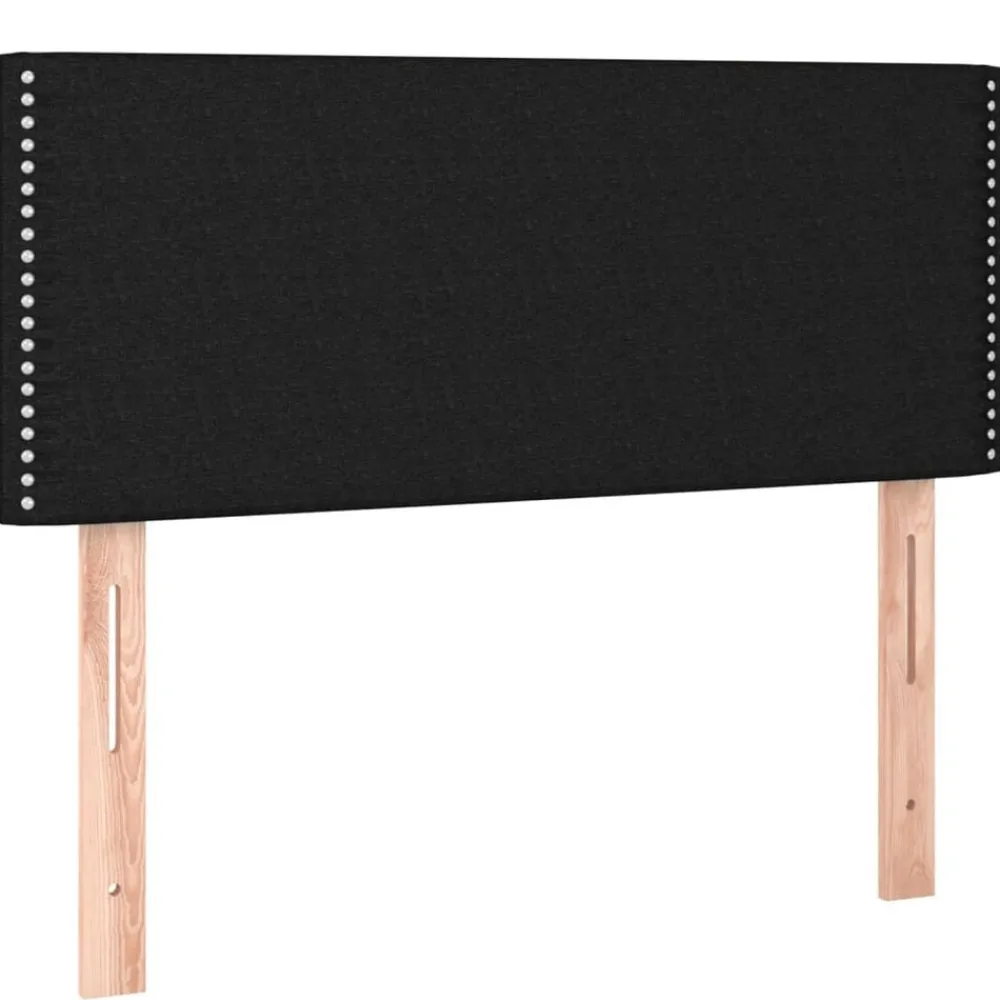 Bedden & Accessoires*vidaXL Hoofdbord 80x5x78/88 cm stof Zwart