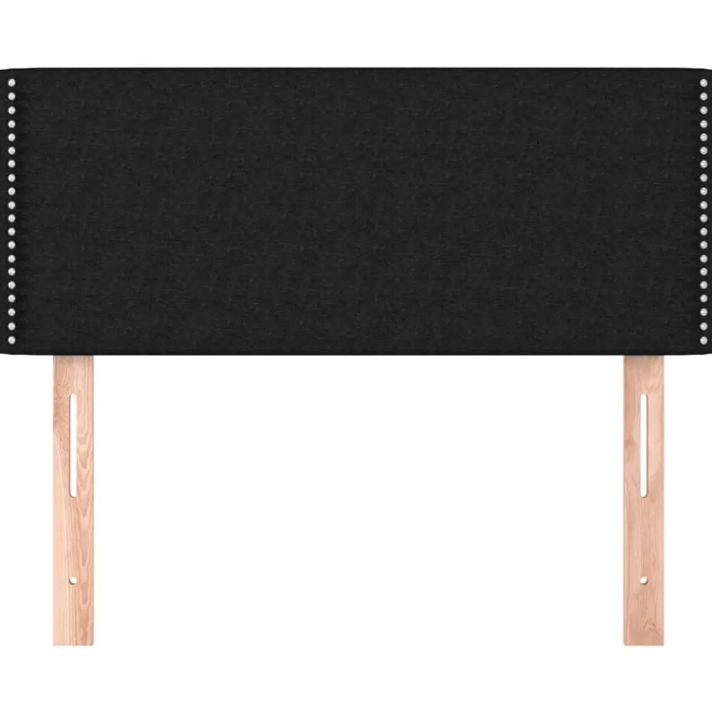 Bedden & Accessoires*vidaXL Hoofdbord 80x5x78/88 cm stof Zwart