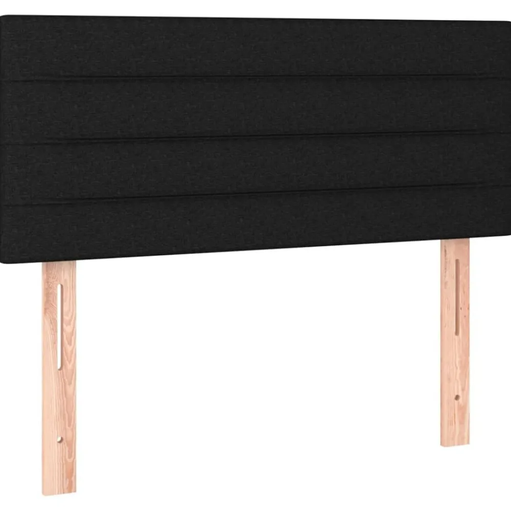 Bedden & Accessoires*vidaXL Hoofdbord 80x5x78/88 cm stof Zwart